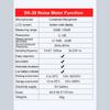 WDigital Sound Level Meter Noise Meter with Backlit Display Noise Decibel Reader 30DB 130DB Range Data Hold Function