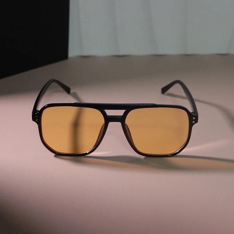 Rechteckige Sonnenbrille Damen Mode Herren Quadratisch Vintage Stilvoll Sonnenbrille Übergroß Damen Spiegel Outdoor Brillen