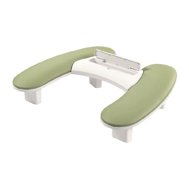 Curved Nail Desk Hand Rest with Phone Holder, Raised Manicure Support for Practice Stations, Home Use, and Salons