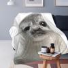 Adorable Baby Seal Blankets Flannel Sofa Throw Blanket Super Soft for Home Bedroom Office Throws Bedspread Quilt