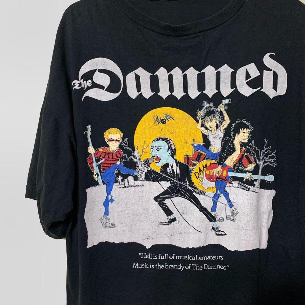 Vintage The Damned Band Tour T-shirt Classic Adult BO004 Unisex T-Shirt L