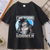 Zertifiziertes Gooner T-Shirt Lustiges Werwolf-Meme T-Shirt Lässiges Baumwoll-Kurzarm für Herren Damen Hu
