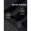 European Sizes Men'S Large Size Round Neck T-Shirt | Black Loose Fit, Short-Sleeved, Soft Breathable, Comfortable Casual Wear