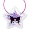 Sanrio Kids' Accessories Shaka Shaka Ponytail Holder Set of 2, Kuromi, 3.5 X 3.5 X 0.7 Cm, Character 910279