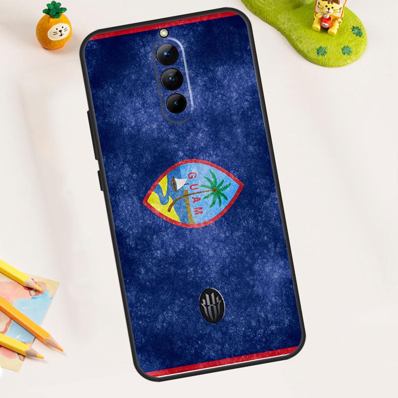 Guam Flag Case For ZTE Nubia RedMagic 11 Pro 10 9 8 8S 9S 10S Pro Plus 5G 5S 6 7 6S 7S Pro 11 Air Cover