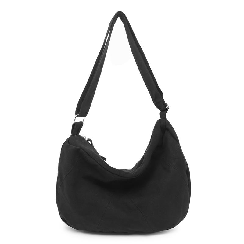 Borsa a Spalla in Tela Monocolore da Donna Unisex per Studenti Universitari Borsa a Tracolla per Ragazzo/Ragazza Borsa Quotidiana Casual per lo Shopping Borsa da Viaggio