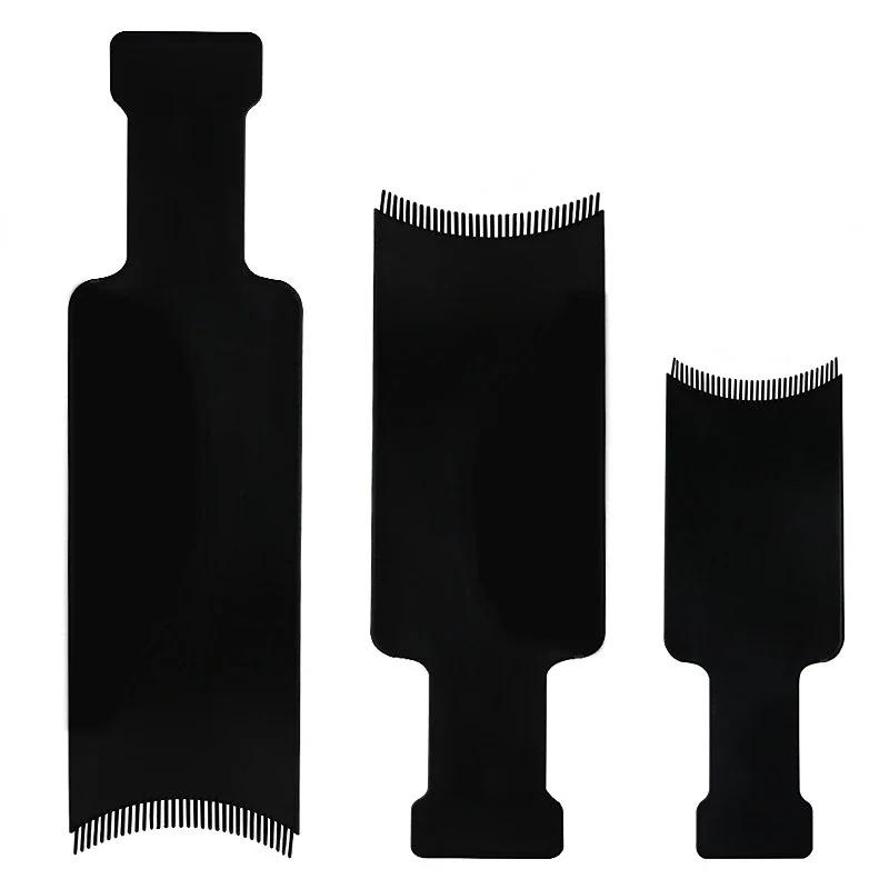 Professional Fashion Hairdressing Hair Applicator Brush Dispensing Salon Hair Coloring Dyeing Pick Color Board Hair Styling Tool