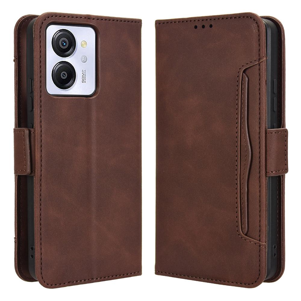 For Blackview Color 8/Oscal Modern 8 Case Leather Phone Cover Multiple Card Slots Folio Purse