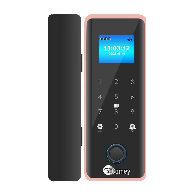 Comet Smart Glass Door Lock with Face & Fingerprint