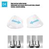 5 Pairs/Set Shoe Heel Cushion Inserts Gel Protective Cups Soft Heel Pad