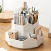 360 Degrees Rotating Desk Organizer Large Capacity Pen Holder Multifunctional Office Desk Accessory for Office Supplies And Makeup Brushes