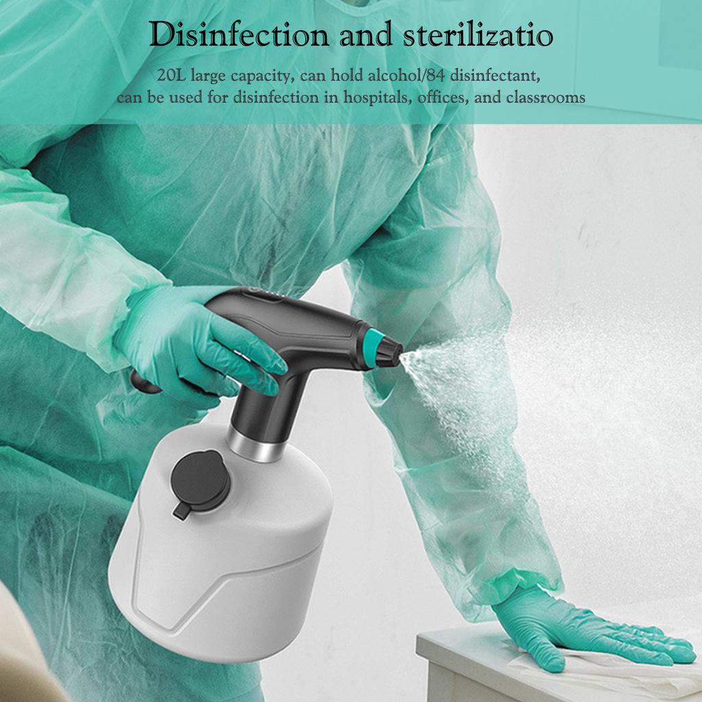 0.9/1/1.5/2L Electric Spray Bottle 1200mAh USB Charging Plant Sprayer Machine Garden Automatic Watering Irrigation Mist Sprayers