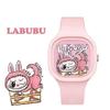 Stylish Cartoon Labubu Silicone Quartz Watch For Students And All Ages