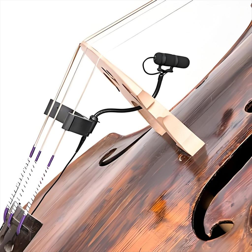 M100B Modulare Doppelmikrofonklemme für DPA4099 Weichgummi-BASS-Halterung für 6mm Musikinstrumentenmikrofone