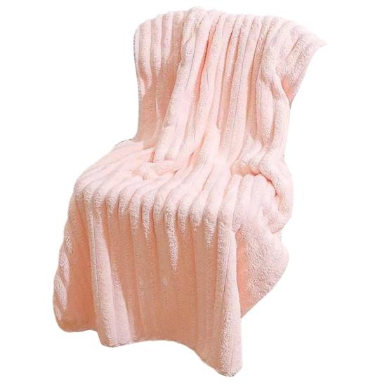 Coral Velvet Bath Towel Quick Dry Ultra Absorbent Towel розовый
