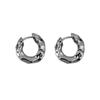 Summer Minimalist Earrings, Metal Circle Earrings, Feminine and High-end Earrings