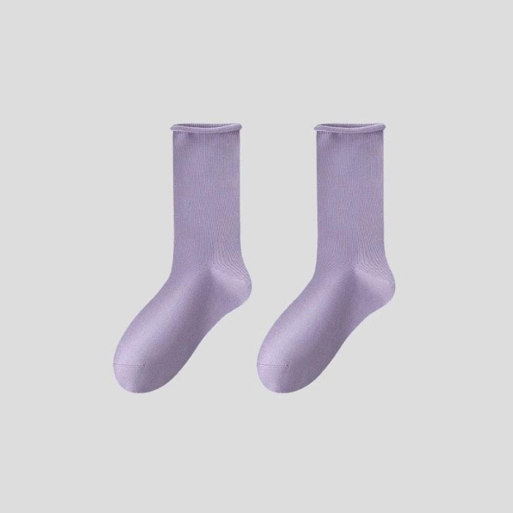 1 Pair Calf Socks Soft Breathable Slouch Socks Versatile Tube Socks  For Women