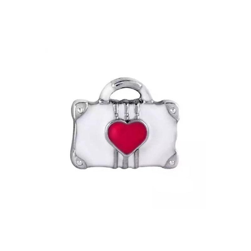 New Copper Four-Leaf Clover Lucky Grass Pendant Bead Diy Fit Original Pendant Charm Bracelet Women Fashion Jewelry