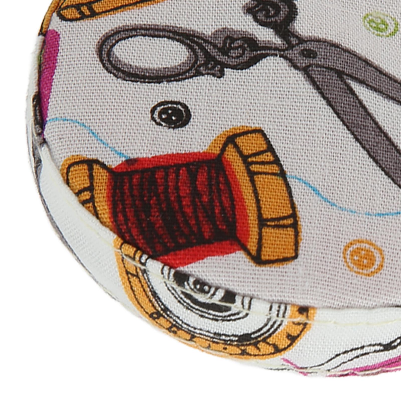 

2Pcs Soft Tape Msure sy Rding Round Button Shape Portable Msuring Tape for Body Msurement Sewing