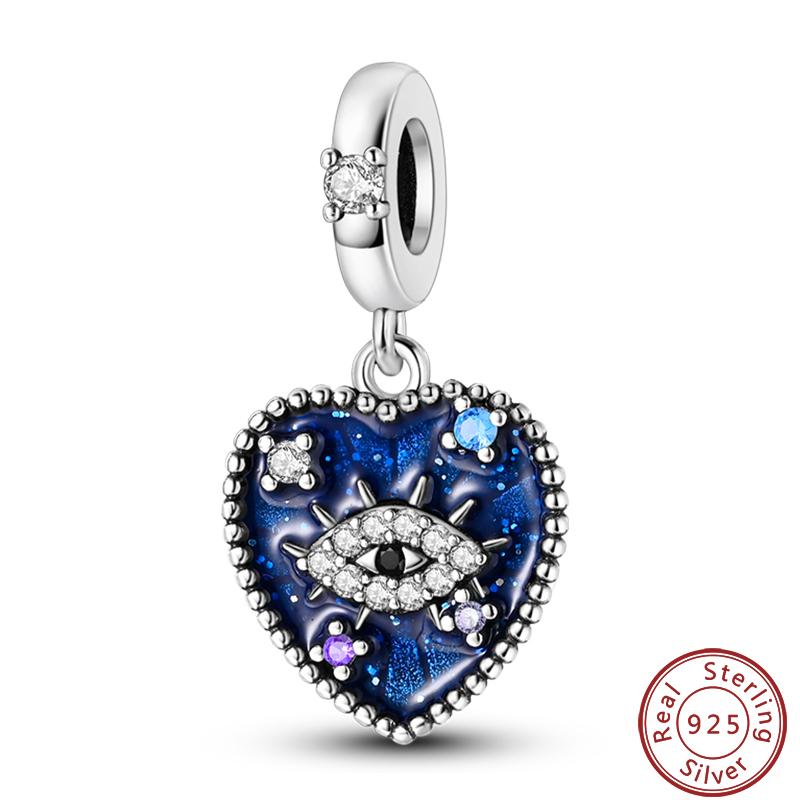 Copper Sincere Emotions Multiple Styles Heart-Shaped Romantic Charms Beads 3Mm Diy Fine Jewelry Making