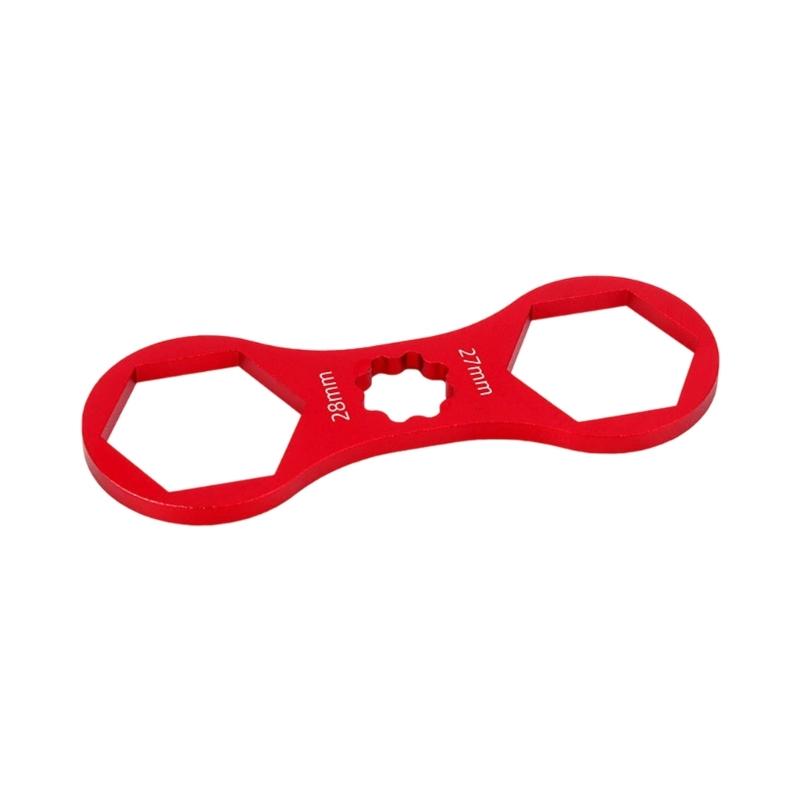 Aluminum Alloy Fork Wrench For Emergency Repairs And Routine Care Of Mountain Bike Suspension Systems Double Head Design