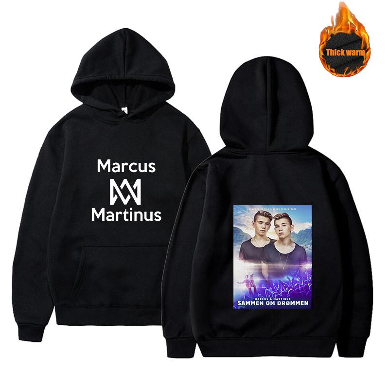 

Marcus and Martinus Hoodie Sweatshirts Men Women Fashion Casual Cool Pullover Student Harajuku Streetwear Hoodies hoodie 3XL