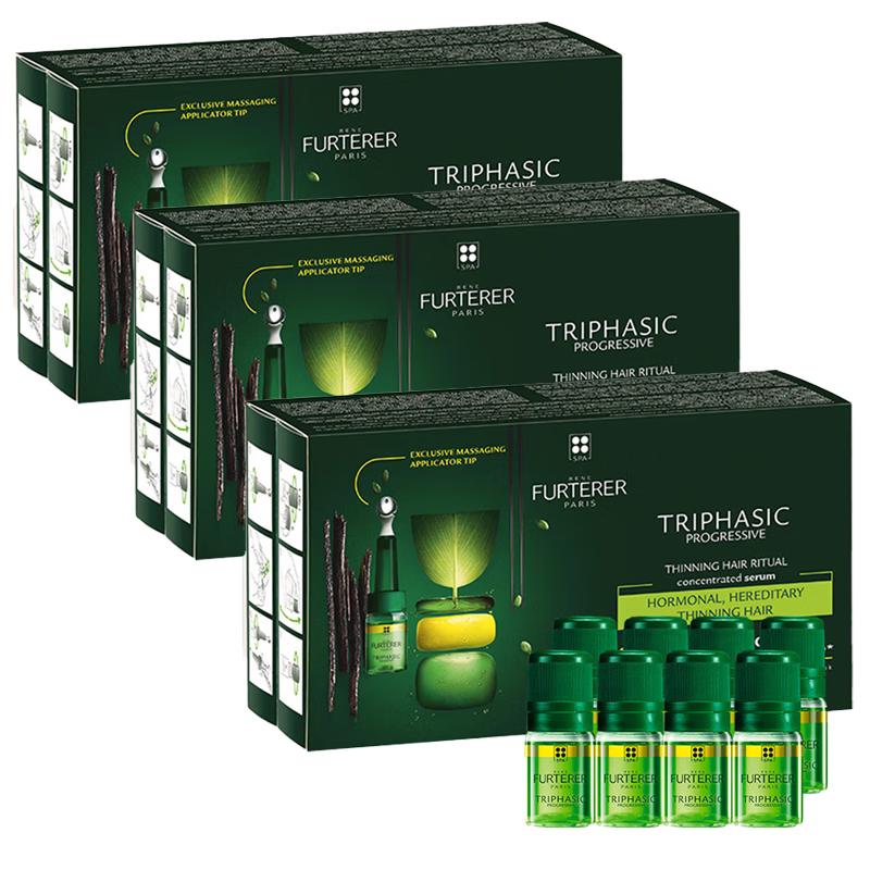 Rene Furterer Triphasic Progressive Anti-Hair Loss Serum 3-Pack