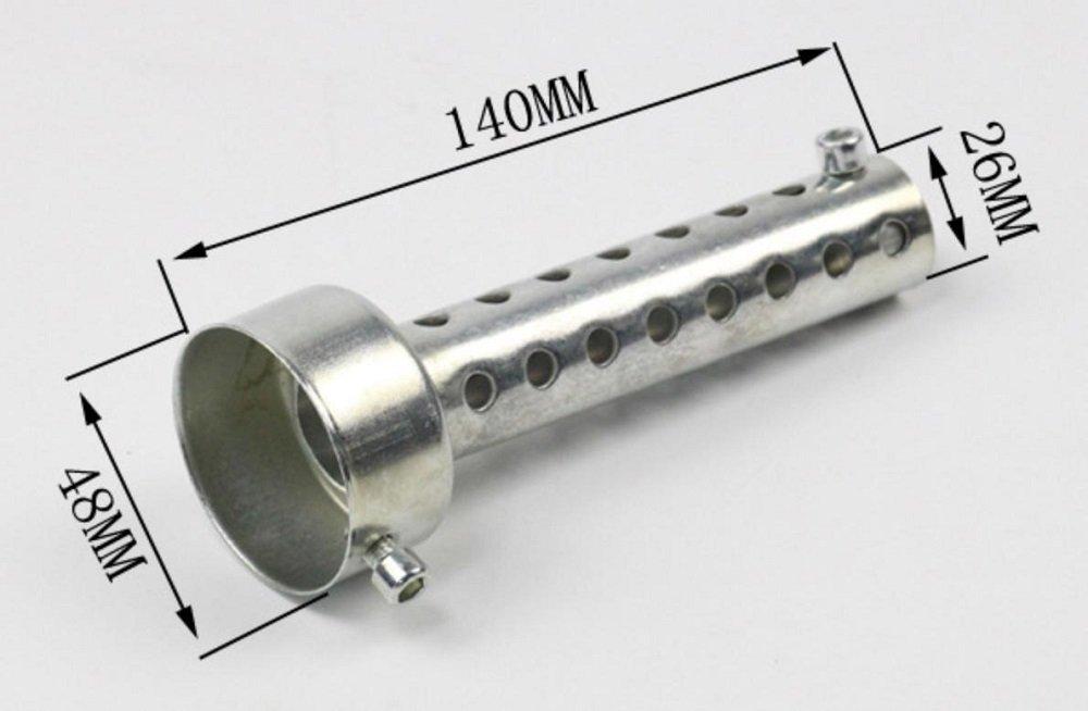 Boa Sorte Motorcycle Muffler, Inner Silencer, 1.9 inches (48 mm), Long, Universal Silencer, Volume Control