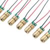 1/3/5/10Pcs Adjustable Lasers Dot Diode Module 650nm 6mm 3V Laser Diodes High Quality Line Laser Module Mini Copper Head