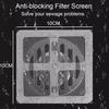 10-200Pcs Anti Blocking Filter Screen Kitchen Bathroom Disposable Floor Drain Sticker Multipurpose Screen Window Repair Subsidy
