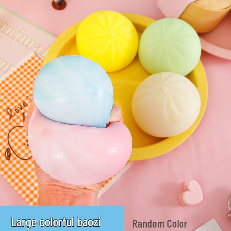 Creative Bun Decompression Toy: Slow Rebound Music Prank Artifact