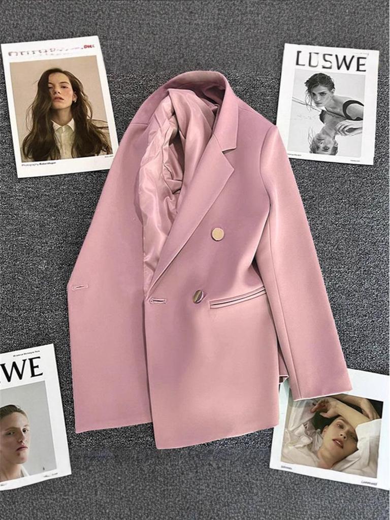 Women's Green Slim Fit Suit Jacket - Trendy Spring 2025 Street Style