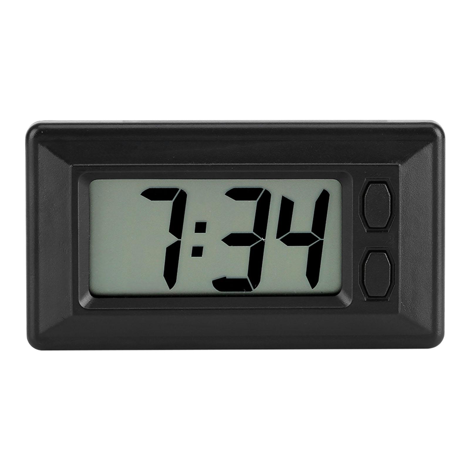 

LCD Digital Table Car Dashboard Desk Electronic Clock Date Time Calendar Display белый