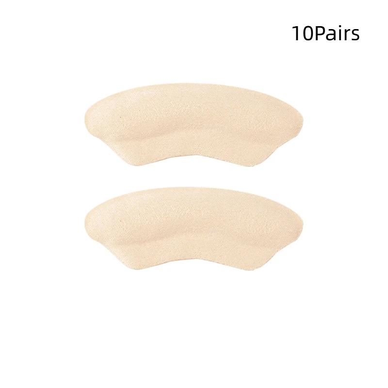 10Pair Self-Adhesive Heel Protectors Heel Inserts Heel Pads For Too Big Shoes Improve Shoe Fit And Comfort Prevent Heel Slippage