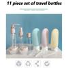 Perfume Bottle Set Refillable Spray Lotion Shampoo Shower Tube Bottling Refill Cosmetic Travel Liquid Container Portable Tool