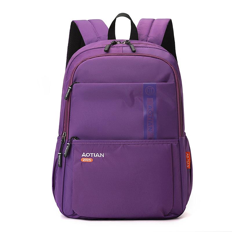 Unisex Large Capacity Backpack Lightweight Wear-resistant Oxford Travel Bag