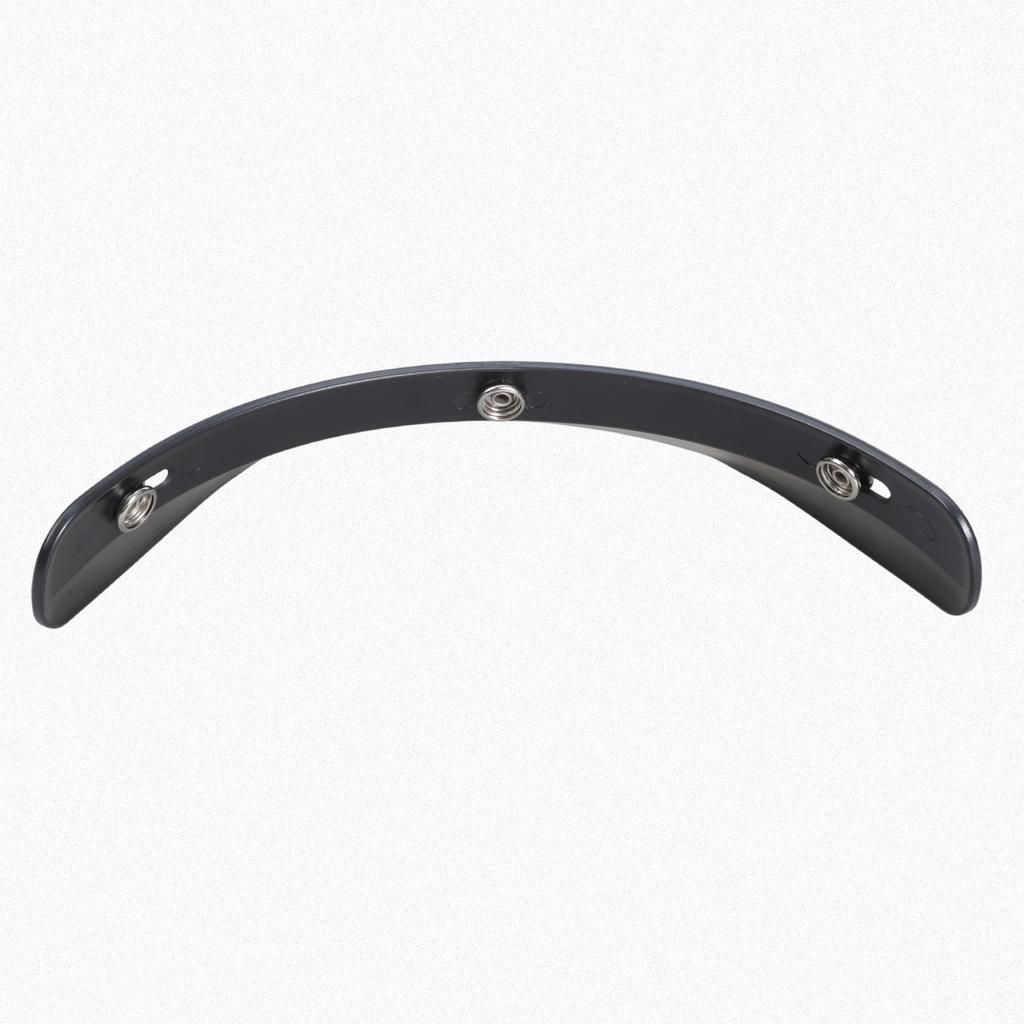 Open-Face Motorcycle Helmet Visor 3-Snap
