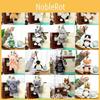 Cute Penguin Dog Panda Rabbit Cartoon Animal Sitting And Lying Doll Plush