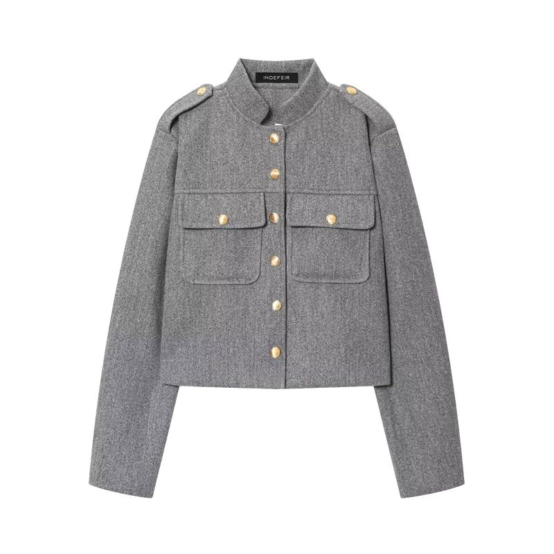 

Для экспорта Новое поступление Женская одежда ZR Модный стиль Модный Темпераментный Универсальный Мягкий Короткий Жакет 3046292 Grey L