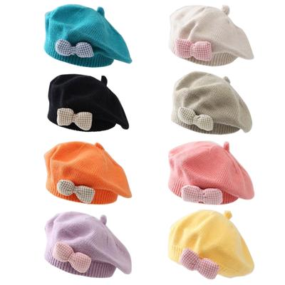 Stylish Infant Girl Beret Hat Warm & Fashionable Cap Lovely Toddler Girl Wool Beret Fashionable & Comfortable Hat