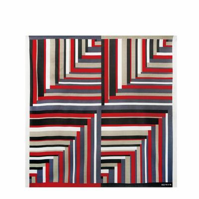 Furoshiki REFRAIN 7 Sacola Ecológica [NISHIORI] Repelente à Água (Pano Wroshiki), 110cm, Estampas, Grande, 100% Algodão,