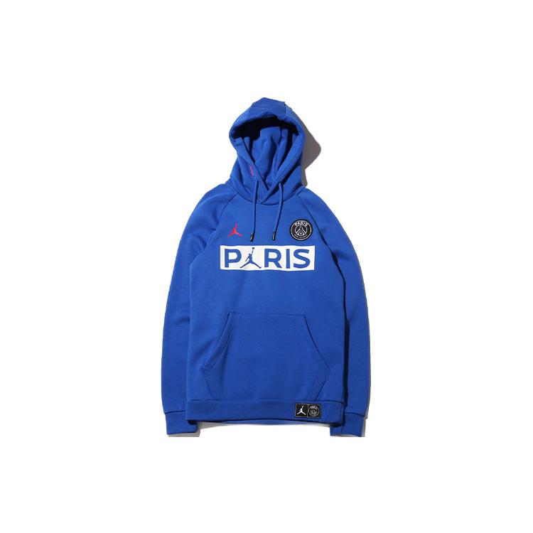 Jordan CNY Sweatshirts Men s Royal Blue Hooded Moderate Regular BQ8351-480 XS