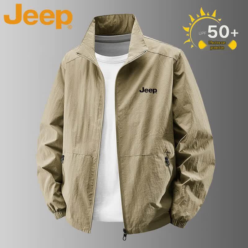 JEEP Men's Stand Collar UV Protection Jacket