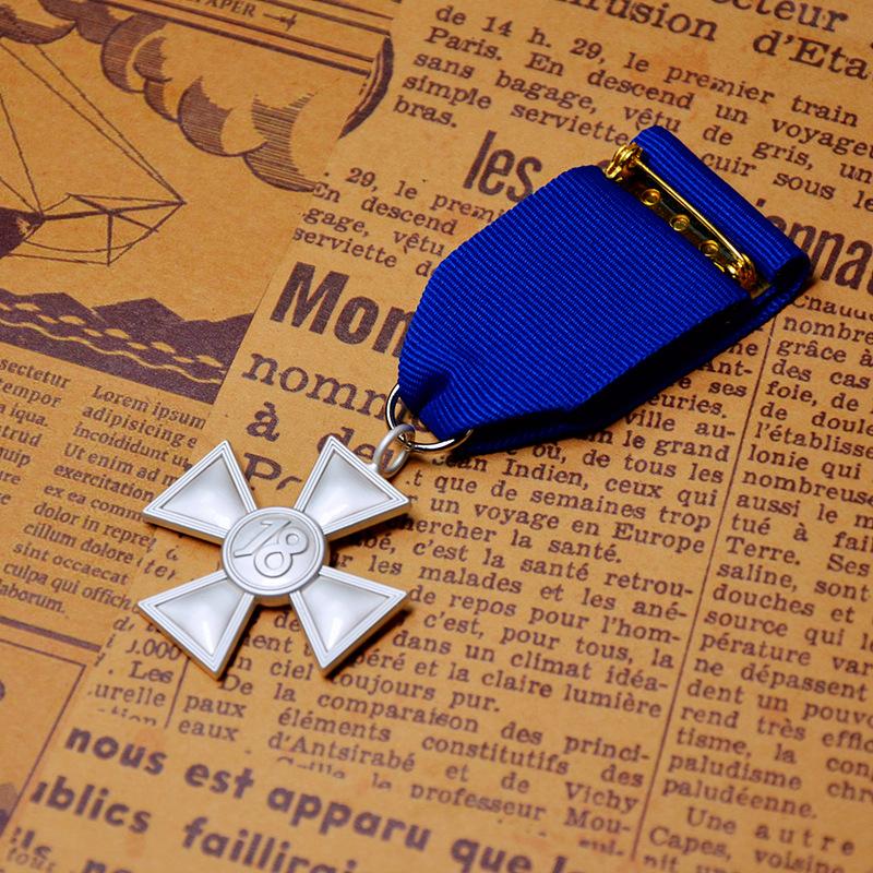 Prussian Service Medal, Iron Cross Badge, Foreign Commemorative Medal, Gold Medal of Honor, Badge, Christmas Gift, Stocking Stuffers