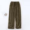 Women Pajama Pants Plush Sleep Pants Soft Elastic Waist Pajama Bottoms Color Pants With 2 Pockets