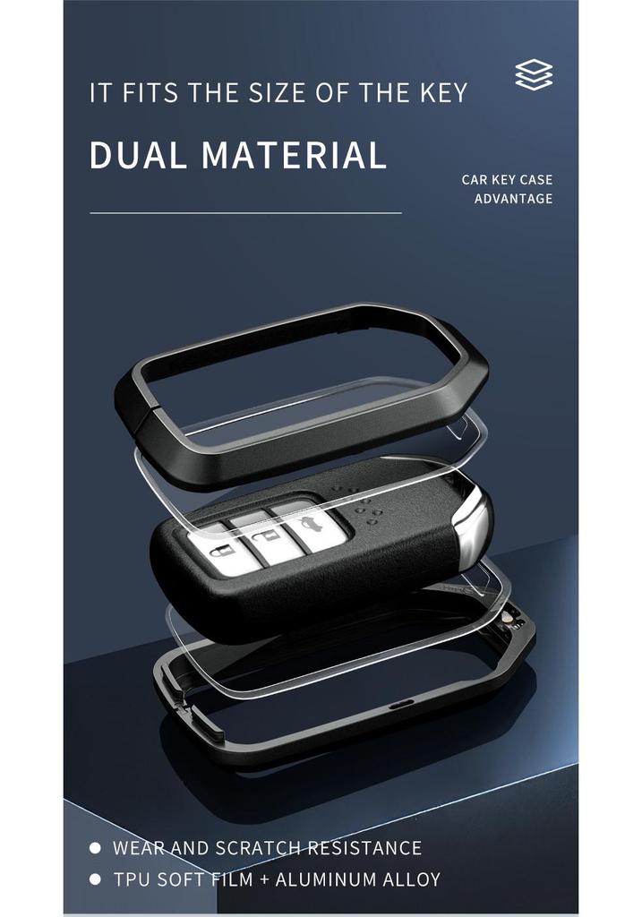 Universal Honda Civic Key Cover for Accord, XRV, Guandao, Haoying, and Xingge - Stylish Car Key Bag with Buckle