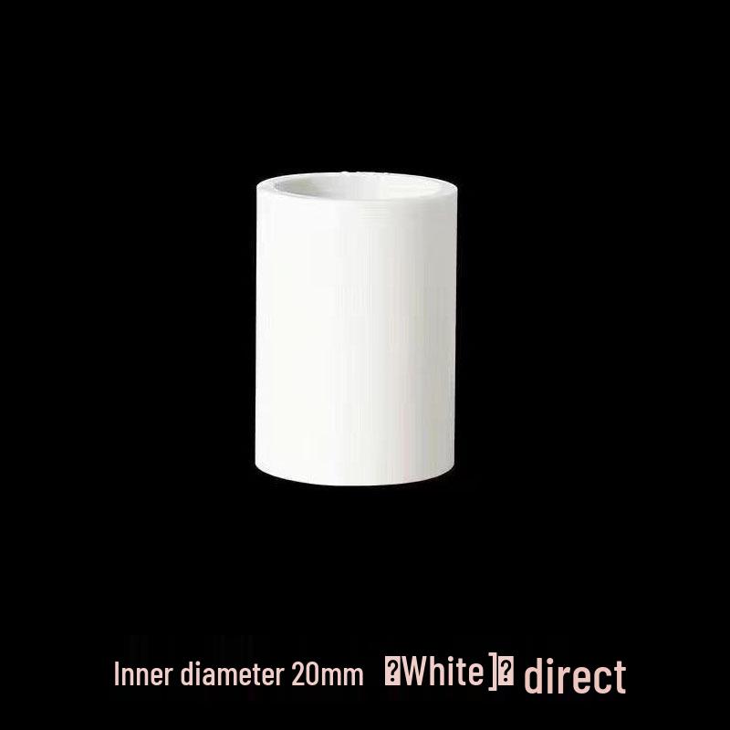 PVC Aquarium Water Pipe Connector for Fish Tanks (25mm, 50mm, 63mm, 75mm) - Straight Fittings for Upper/Lower Water Supply