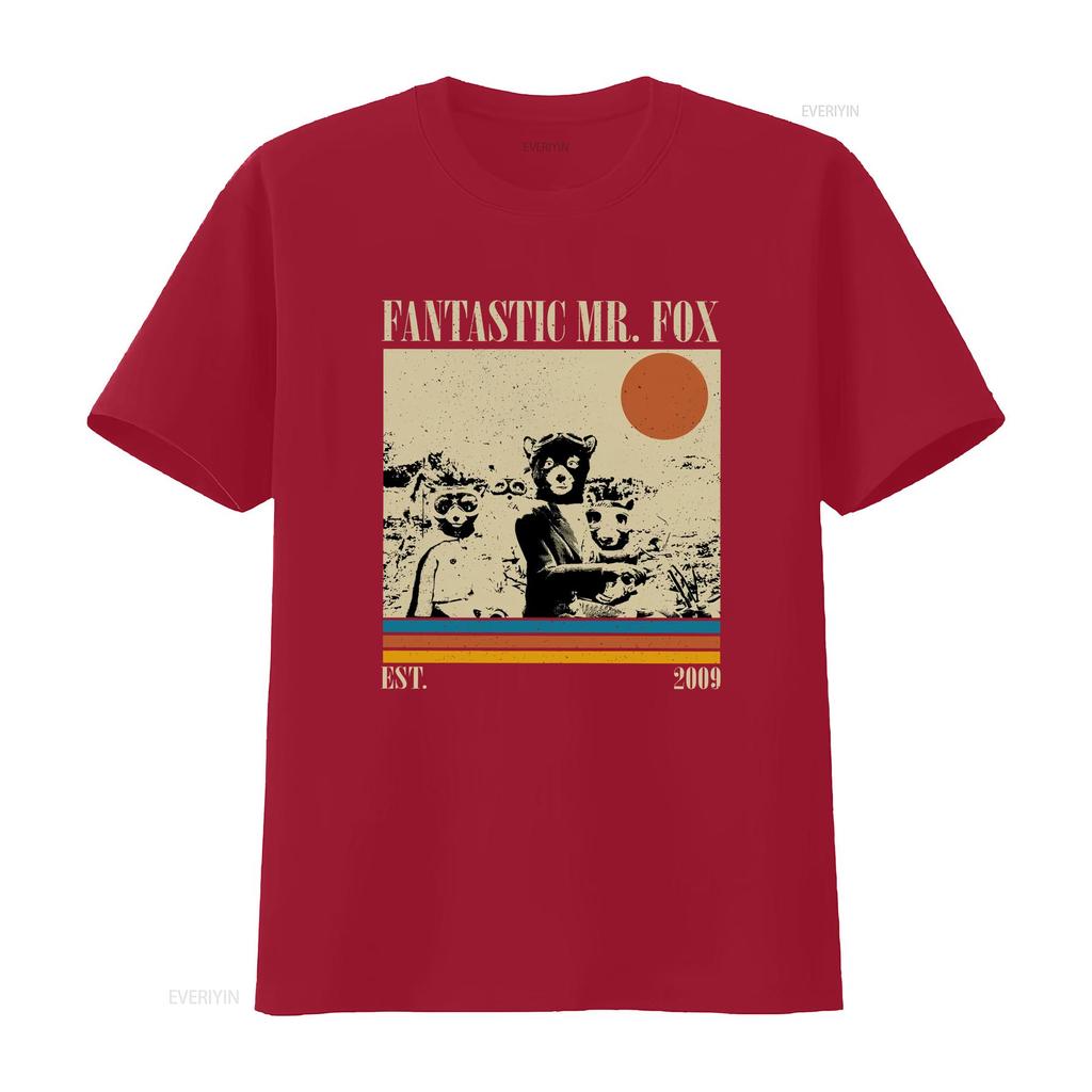 Fantastic Mr Fox T Shirt Retro Vintage Classic S for Him Christmas Vintage Washed Fashion Comfortable Casual Graphic Stylish