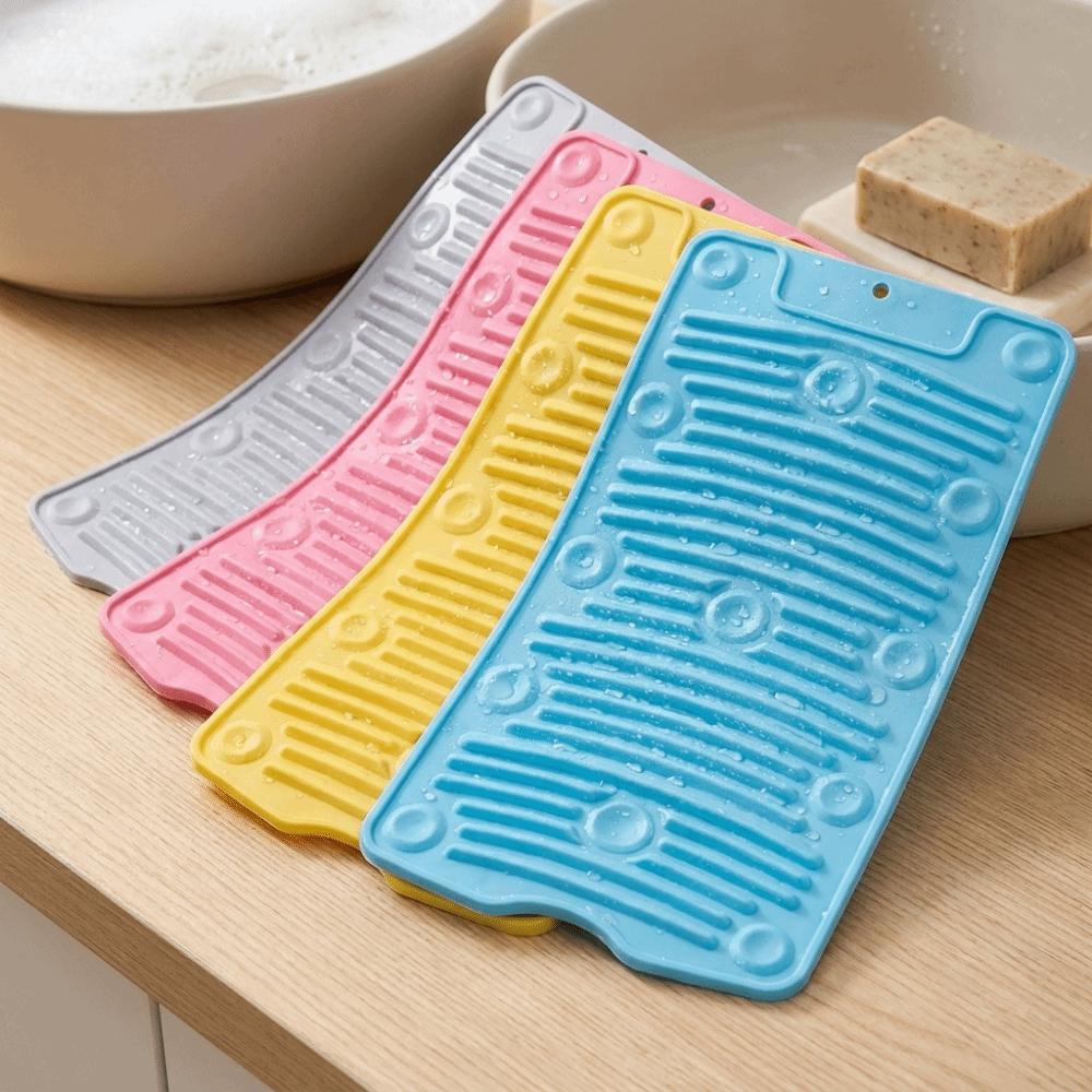 Suction Cups Hand Washing Board Non-Slip Scrubbing Board Laundry Washboard  Hand Washing Delicates