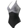 Costume da bagno sexy intero da donna, costume da bagno push-up stampato alla moda, abbigliamento da spiaggia